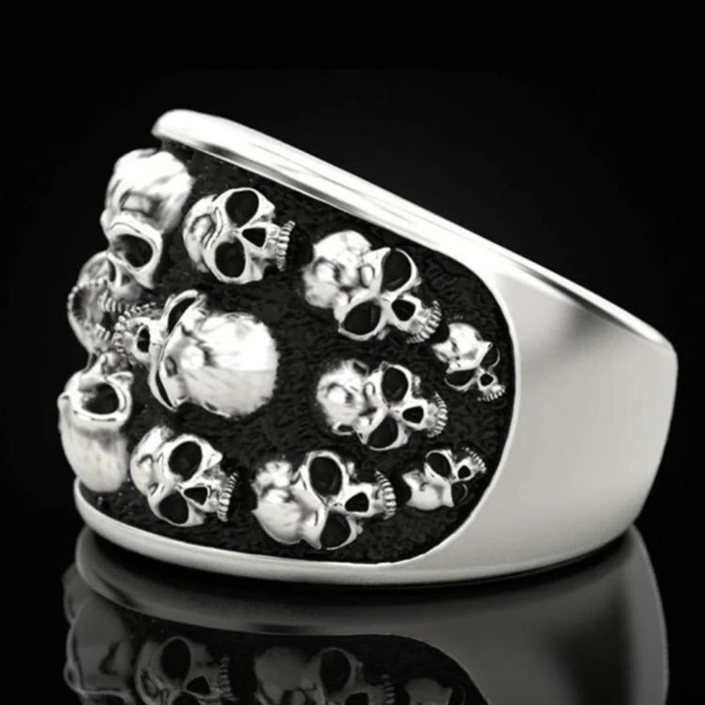 Men Stainless Steel Skull Ring
